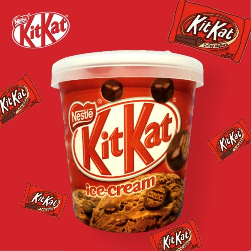 KEM HỘP LỚN KITKAT NESTLE 375G