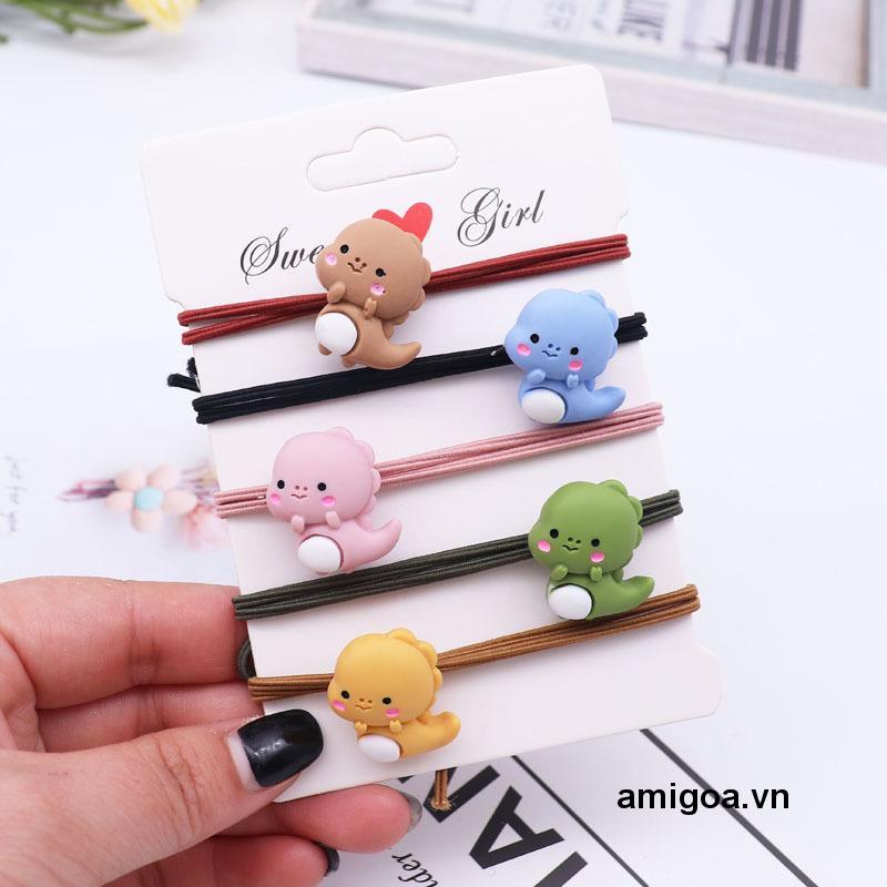 ✨✨Dây buộc tóc trang trí hình khủng long nhỏ dễ thương phong cách Hàn Quốc dành cho nữ