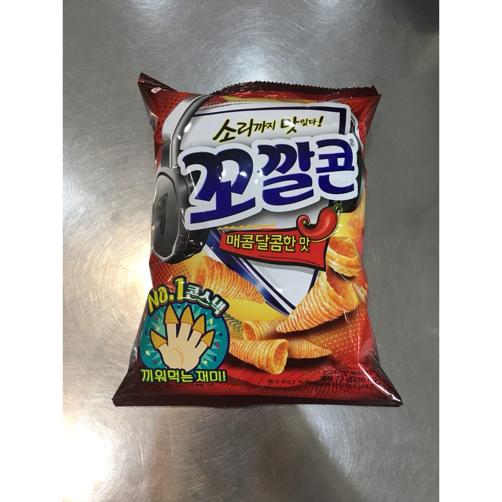 SNACK NGÔ CAY LOTTE 72G