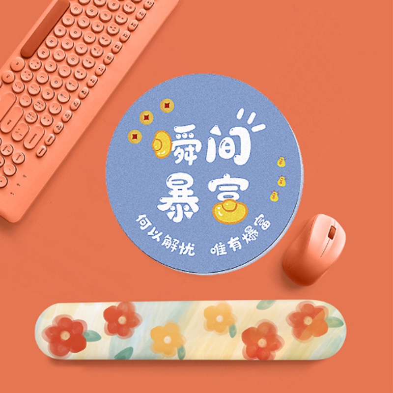 Miếng Lót Chuột Máy Tính Chống Trượt Chống Thấm Nước Hình Thỏ Stellalou Dễ Thương
