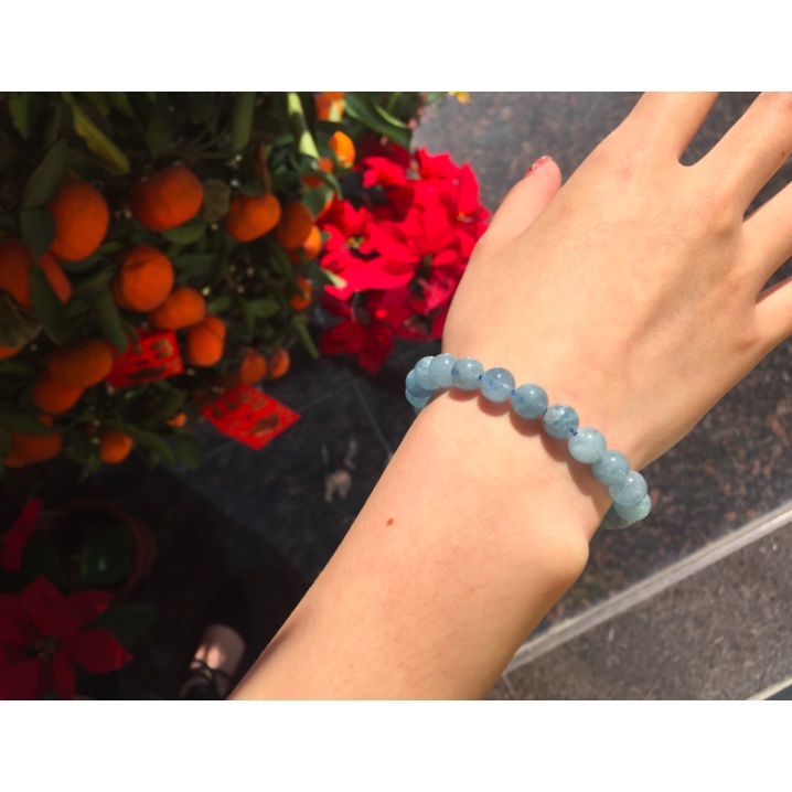 Chuỗi Vòng AQUAMARlN Tự Nhiên - Phong Thủy Thành Đô