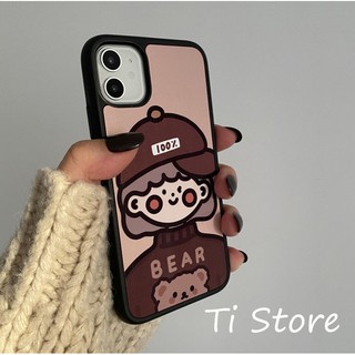 Ốp Lưng Girl Bear 3 iP [ TI STORE ]