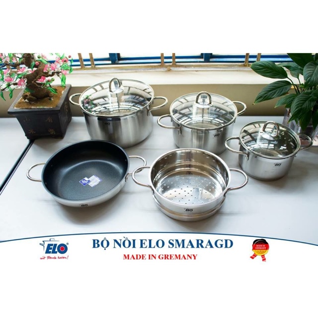 BỘ NỒI ELO SMARAGAD 5 NEW NHẬP KHẨU ĐỨC