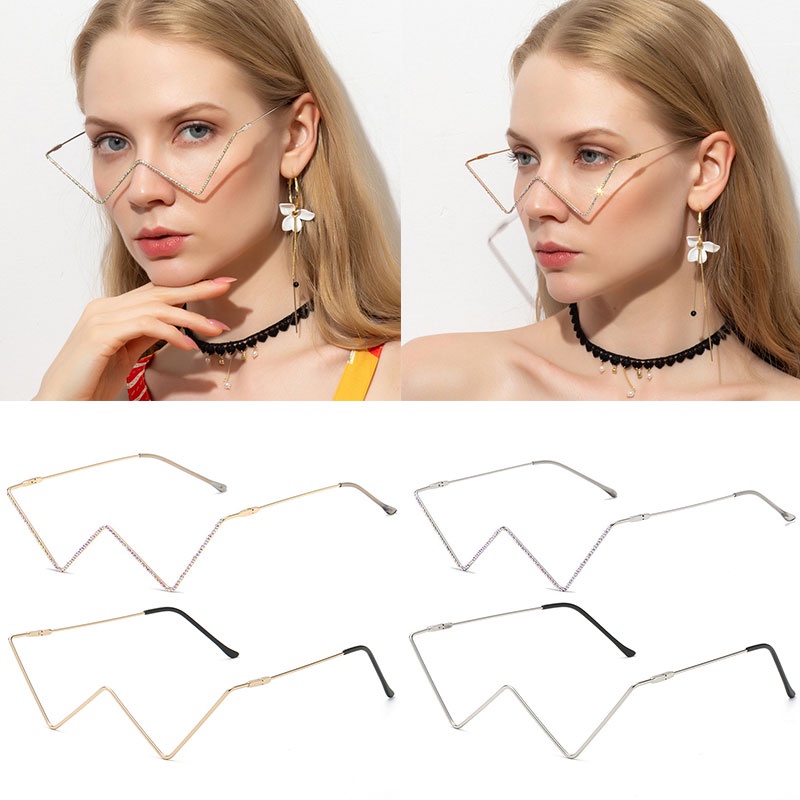 Gọng kính hình chữ W không nhạy cảm