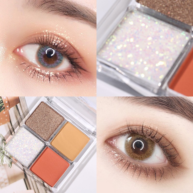 Bảng phấn mắt Lameila 4 ô màu