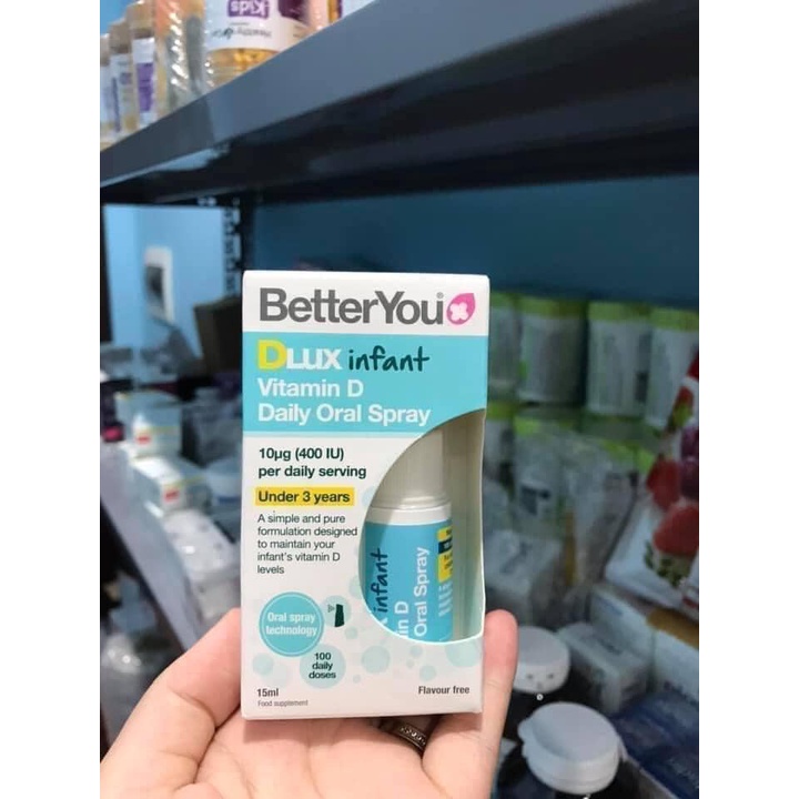 Vitamin D3 - Better you Dlux dạng xịt