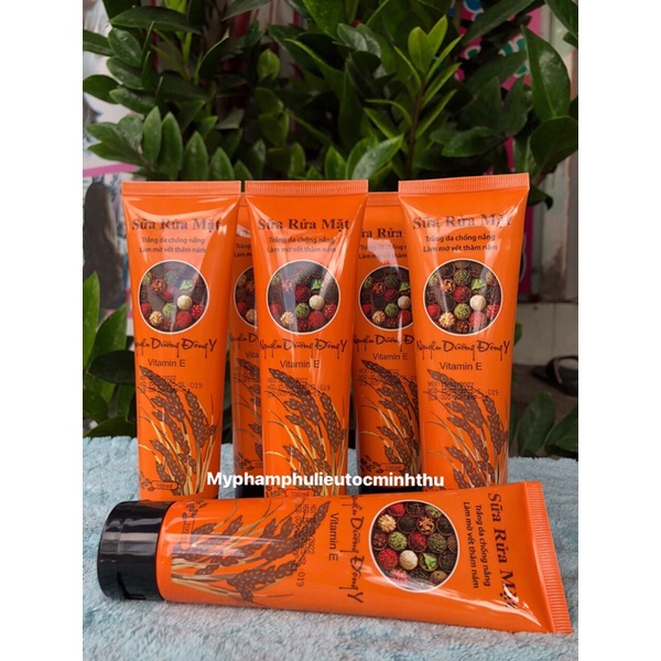 SỮA RỬA MẶT Trắng Da Chống Nắng Làm Mờ Vết Thâm Nám 100ml