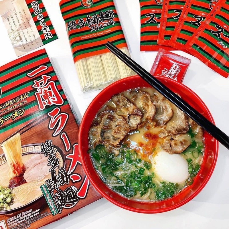 Mì Ichiran ramen Nhật( hộp 5 vắt)