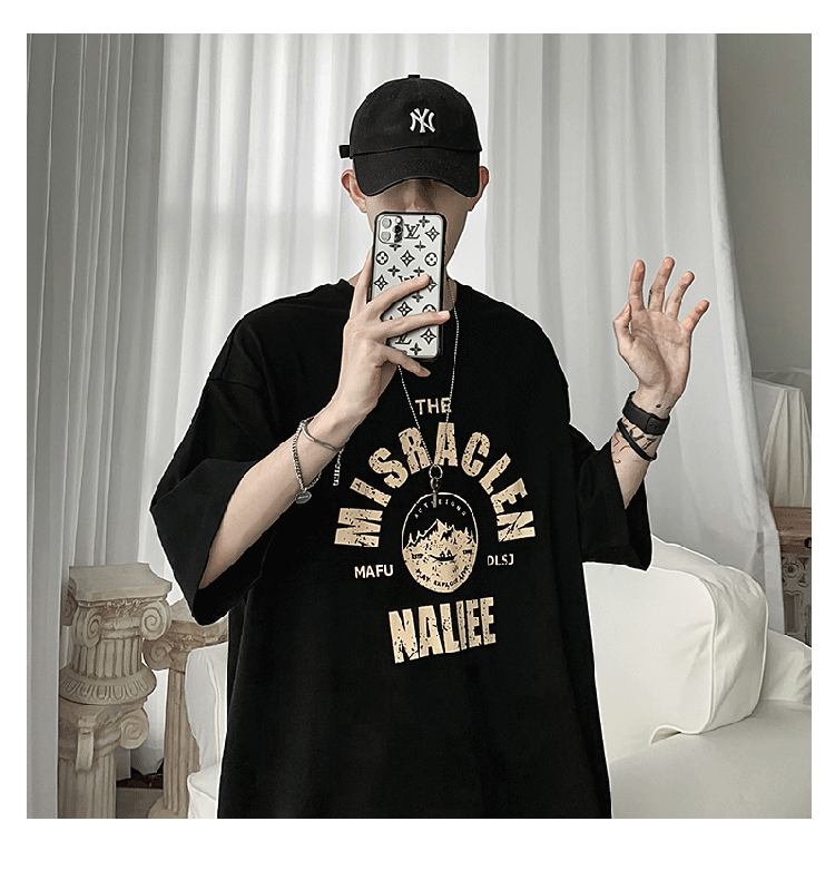 Áo Thun Nam Tay Ngắn Phong Cách Nhật Bản Size M-8Xl