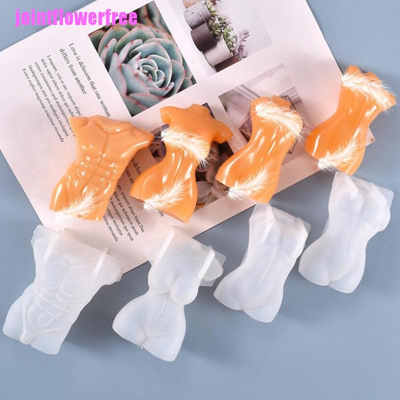 Khuôn Silicone Làm Nến Hình Cơ Thể Người 3D Độc Đáo