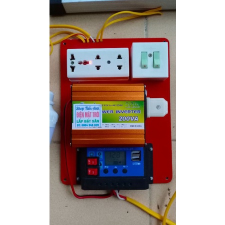 Pin năng lượng mặt trời ráp sẵn mạch điện rất dễ sử dụng