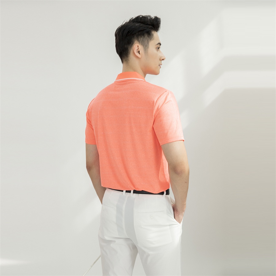 Áo polo nam ARISTINO phom Golf fit, thiết kế cổ dệt line kẻ, chất liệu thoáng khí - APSG03S1