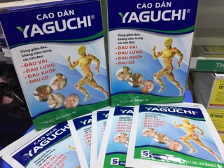 (5 gói* 5 miếng) Cao dán giảm đau thảo dược YAGUCHI