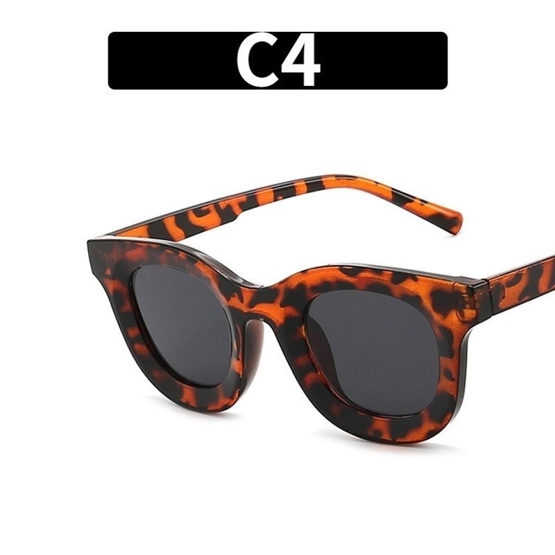 Kính Mát Gọng Oval Màu Kẹo Thời Trang Cho Nam Nữ