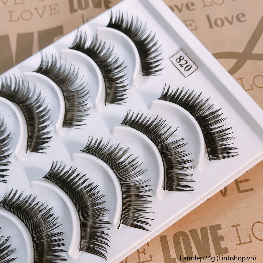 [số 820] Mi giả dài và dày Ultimate Lashes U.S.A hộp 10 cặp Lamdep24g