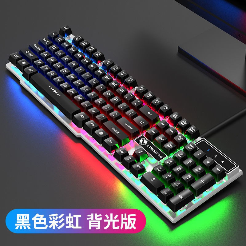 Bộ Chuột Và Bàn Phím Cơ Học Phát Quang Cắm Usb Cho Máy Tính Notebook | BigBuy360 - bigbuy360.vn