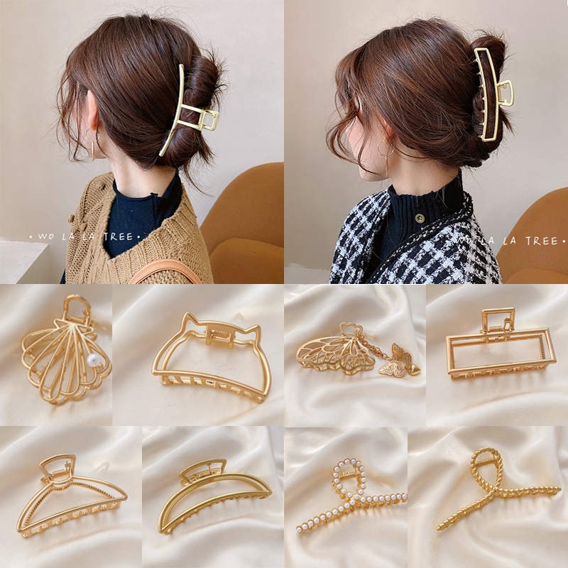 Mới Kẹp Tóc Kim Loại Kiểu Hàn Quốc