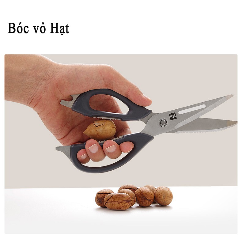 Kéo nhà bếp đa năng xiaomi huohuo HU0062 Làm Bằng Hợp Kim Thép Không Gỉ cắt gà làm cá nạo vỏ kẹp càng cua vỏ hạt ...