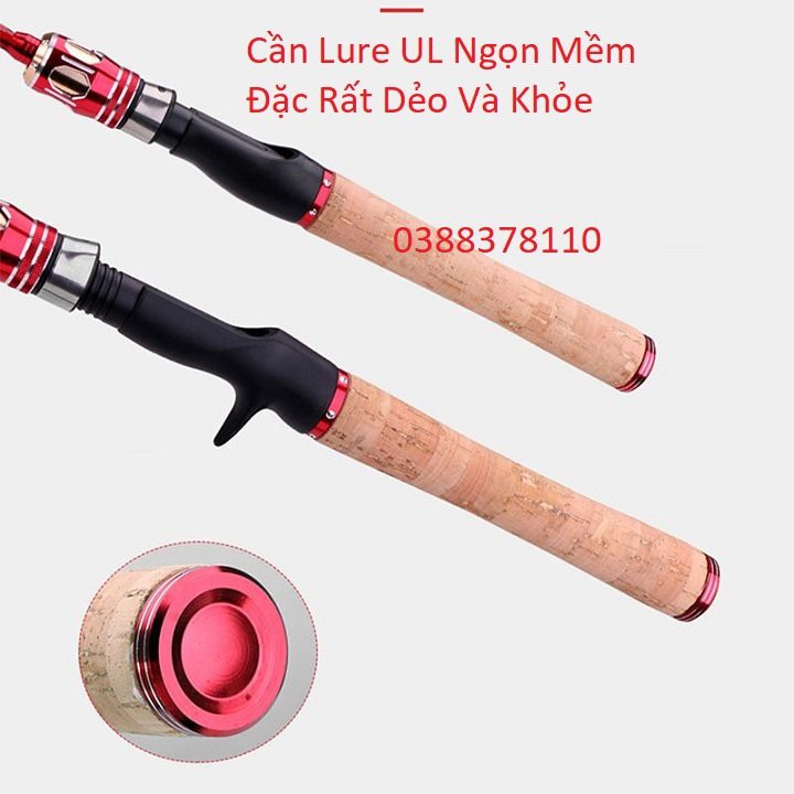 Cần Câu Lure UL, Cần Lure UL Ngọn Mềm Đặc Rất Dẻo Và Khỏe - CL2K 3