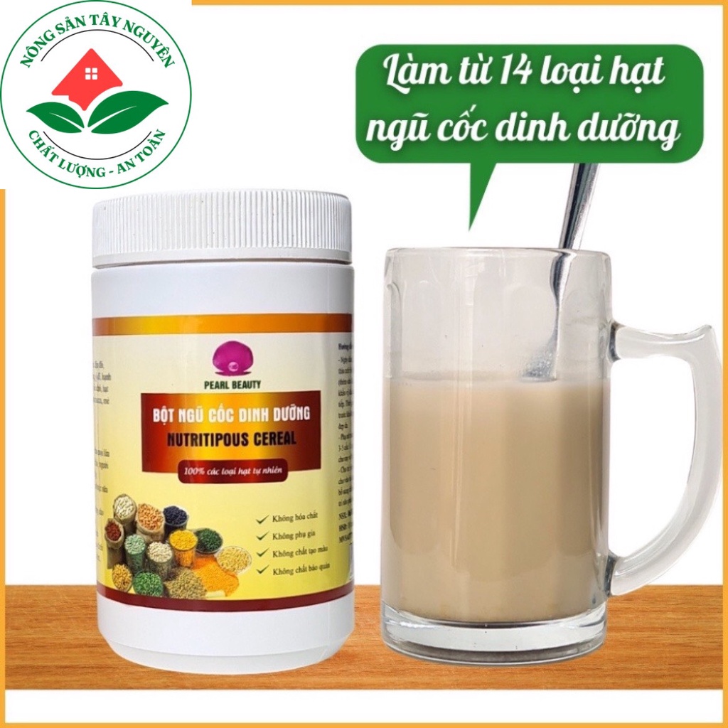 Bột Ngũ Cốc Dinh Dưỡng Gồm 14 Loại Hạt Hộp 500gr