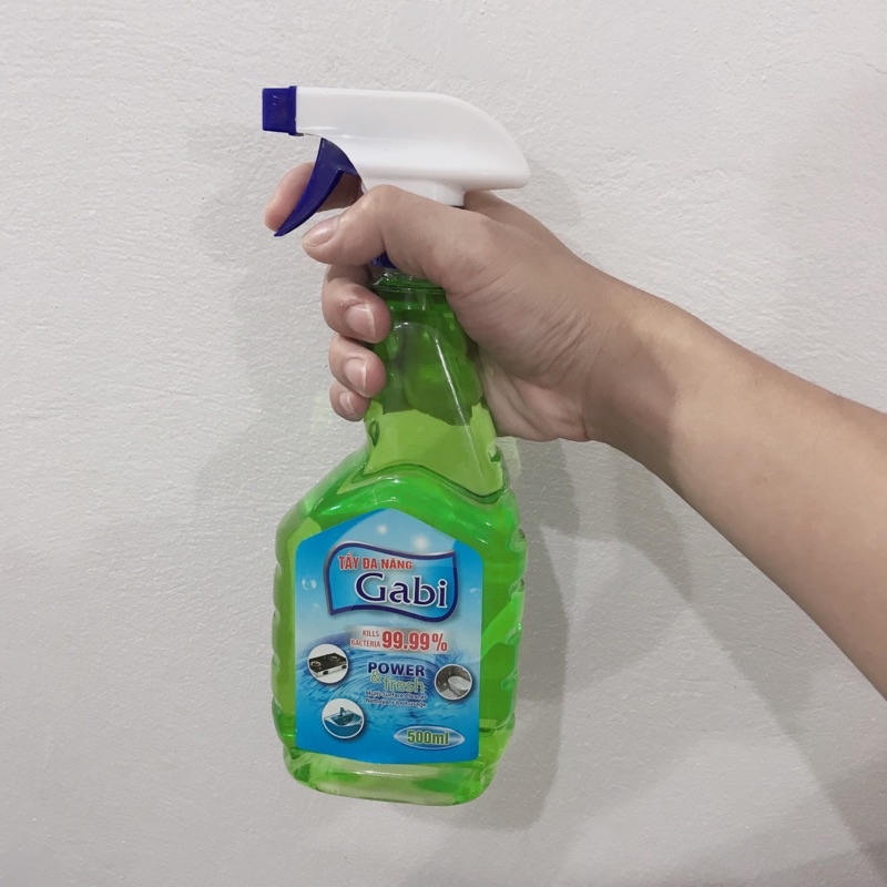 Tẩy cặn canxi nhà tắm, dung dịch lau tẩy nhà bếp đa năng Gabi hiệu quả, an toàn 500ml