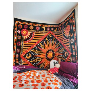 Vải Ấn Độ treo tường trang trí 2m1 x 2m4 100% cotton