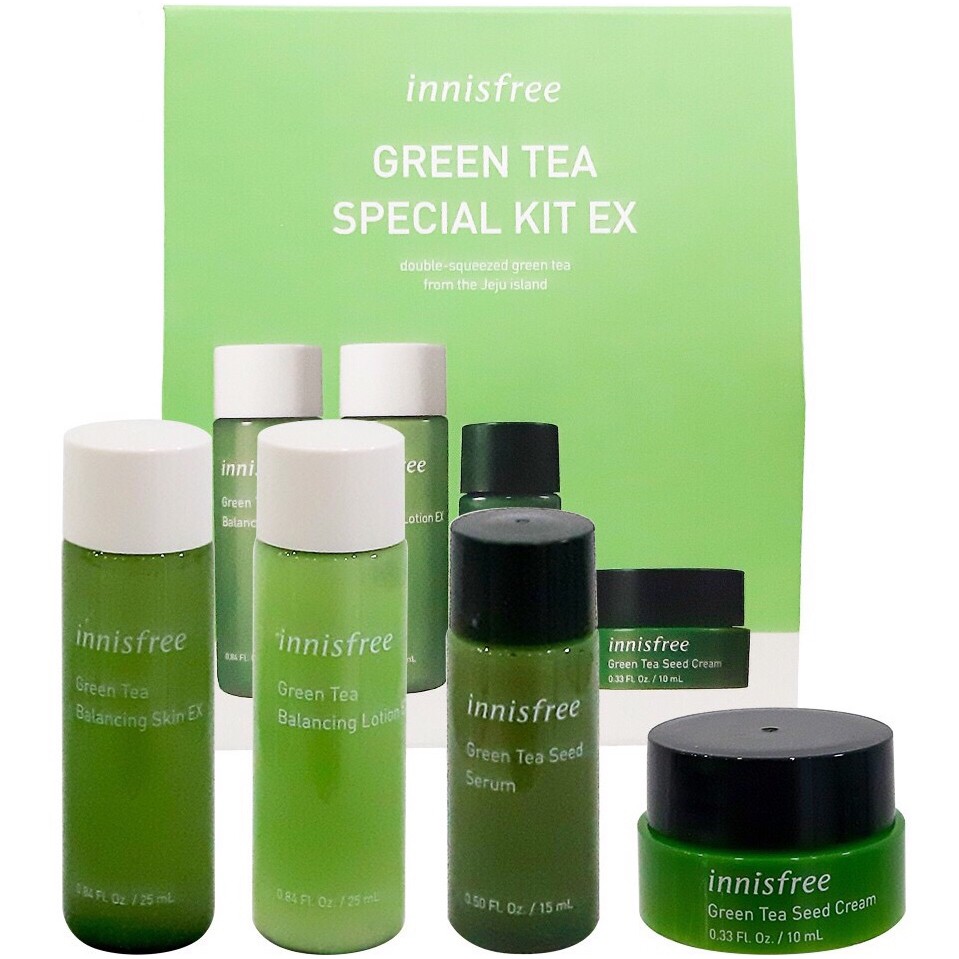 Bộ Dưỡng Da 4 Sản Phẩm Innisfree Green Tea Special Kit EX minisize Mẫu Mới | BigBuy360 - bigbuy360.vn