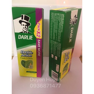 Kem đánh răng ông tây đen darlie hộp 2 tuýp