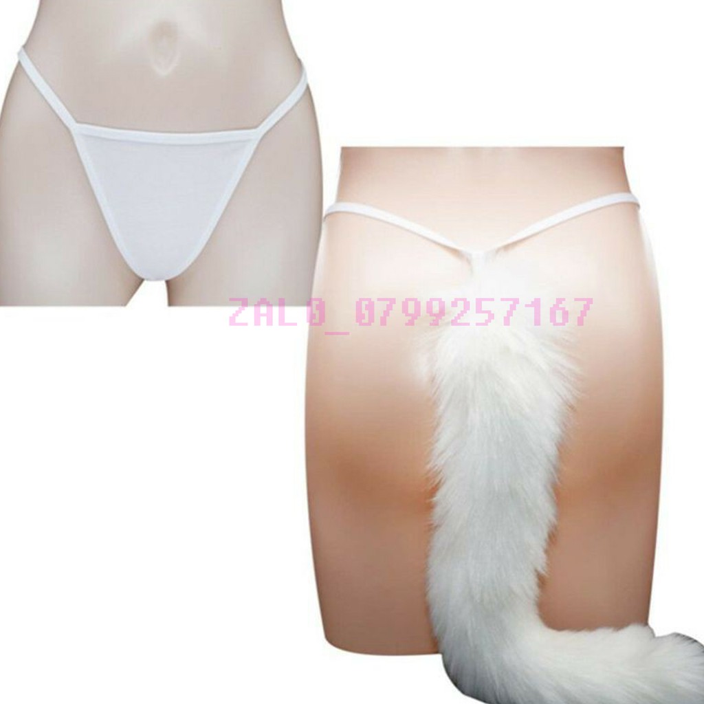 Quần Lót Lọt Khe Đuôi Cáo / Đuôi Thỏ Bunny Fox Phụ Kiện Cosplay sexy | BigBuy360 - bigbuy360.vn