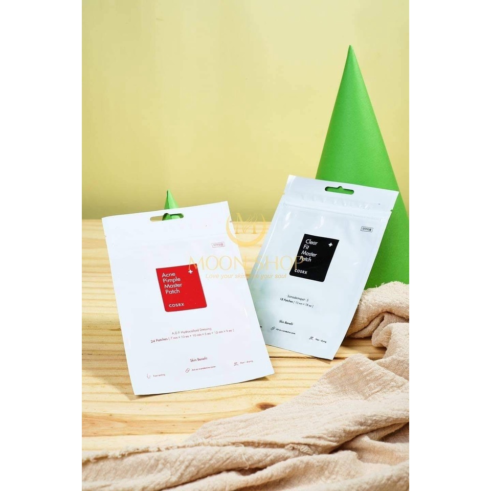MIẾNG DÁN MỤN COSRX ACNE PIMPLE MASTER PATCH & CORSX THE CLEAR PIT MASTER PATCH