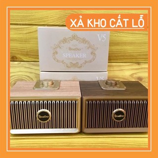 Loa gỗ Bluetooth V5 siêu sang