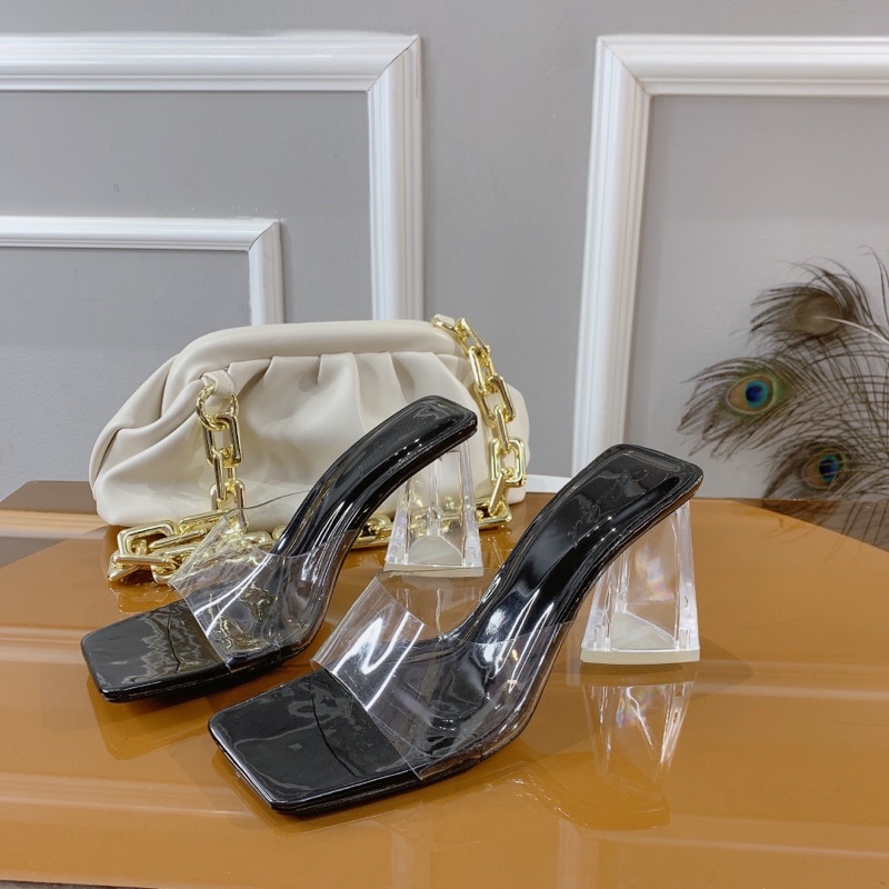 ❤️ HÀNG CÓ SẴN❤️Guốc mika gót tâm giác9cm