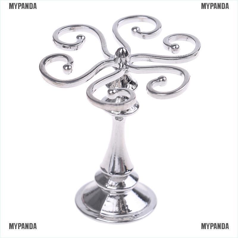 Mô hình giá đỡ cốc nước mini bằng kim loại tỉ lệ 1:12 trang trí nhà búp bê dễ thương