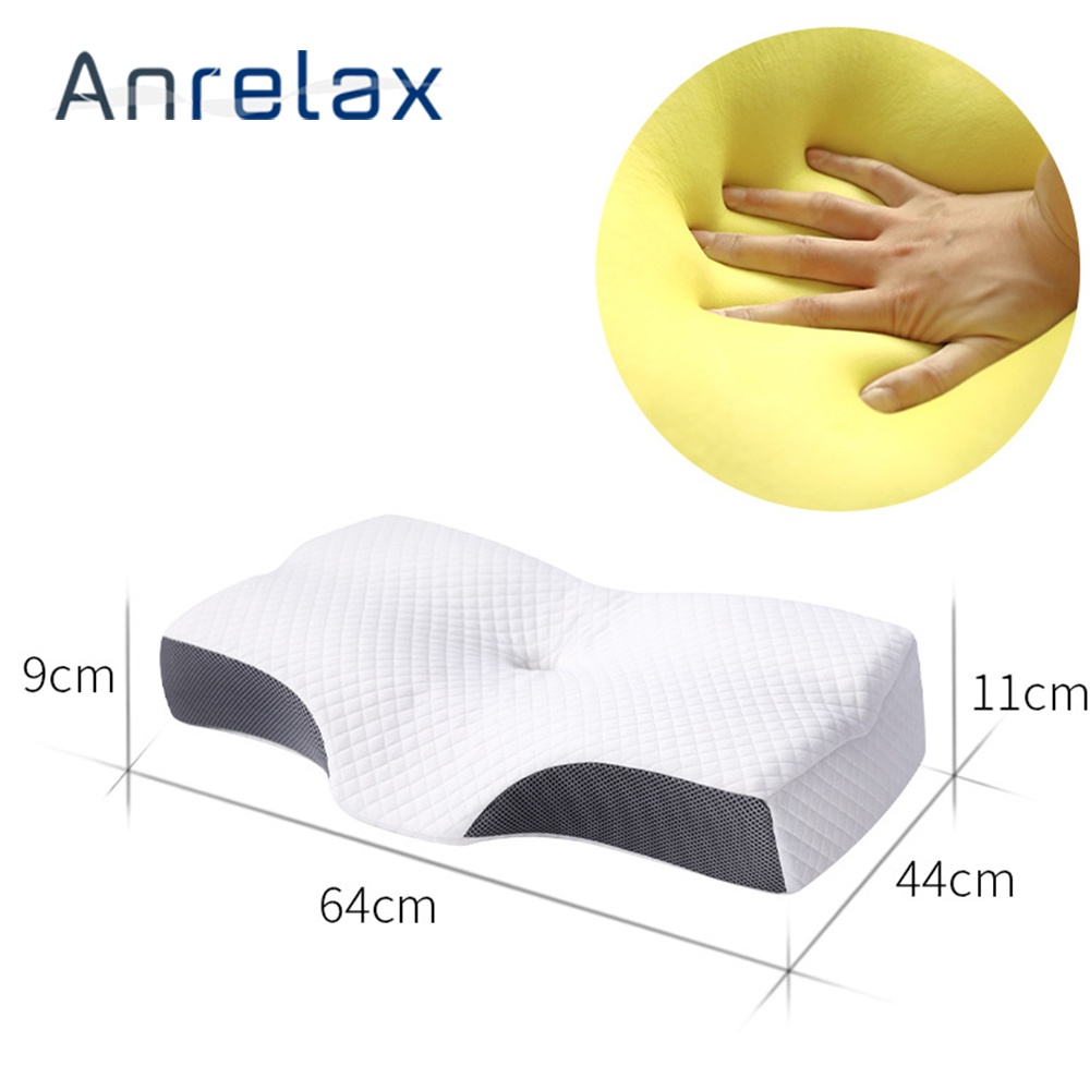 Gối cao su non công thái học Anrelax - Hỗ trợ nâng đỡ cột sống cổ