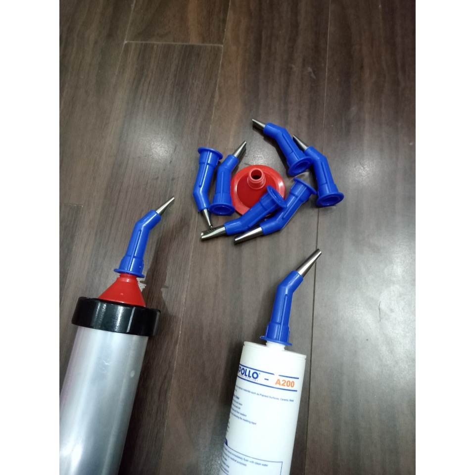 Bộ đầu vòi đi  keo inox đế nhựa không dính - chống mài mòn - có mỡ bò giữu ẩm sau khi dùng xong