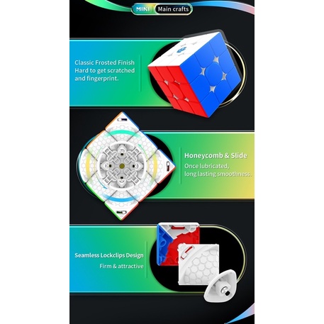 Rubik Nha Trang Gan Mini M Pro 53mm chính hãng Gan Cube Gan 11 Mini