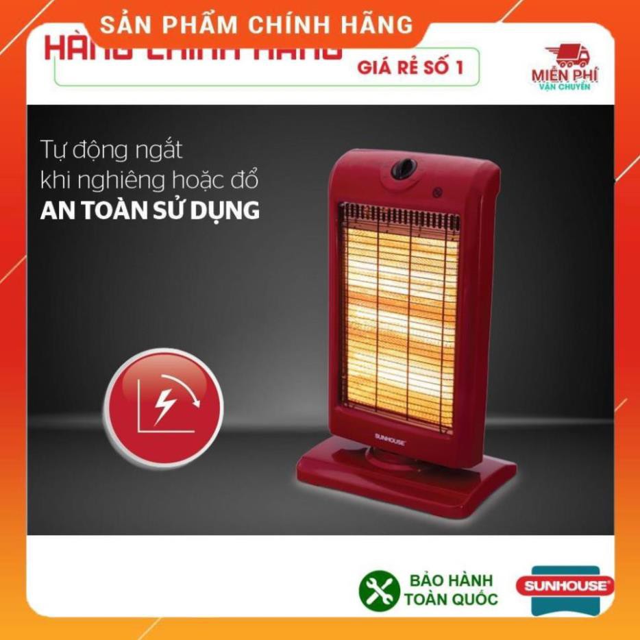 [FreeShip] Đèn sưởi 3 bóng Sunhouse HF1200 Máy sưởi sunhouse HF1200, tốc độ làm ấm nhanh, CHÍNH HÃNG - BH 12 tháng 24/7