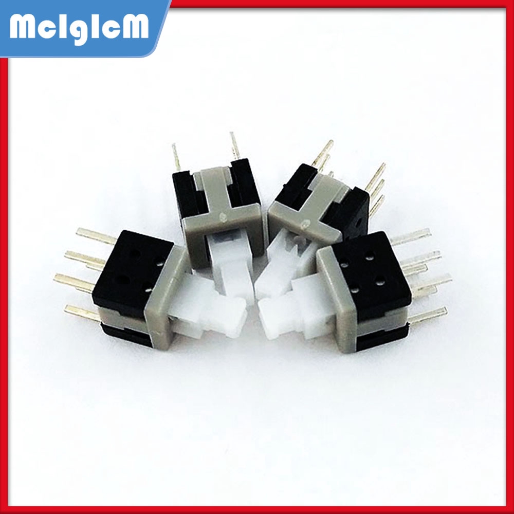 Bộ 10 Nút Công Tắc Vuông Tự Khóa 5.8X5.8Mm 6 Pin