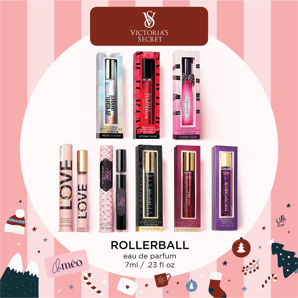 Nước hoa nữ Victoria's Secret Rollerball Very Sexy, Dream Angel, Tease, Bombshell Intense 7ml | BigBuy360 - bigbuy360.vn