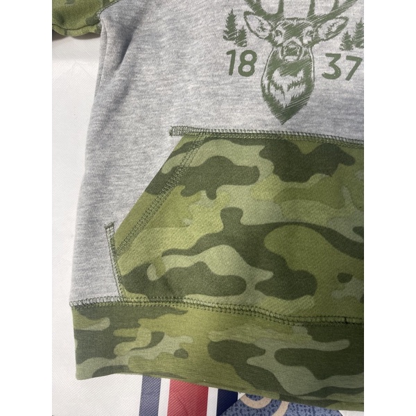Áo hoodie bé trai John Deere 2-8 tuổi  Áo phông nỉ có mũ cotton xuất dư 0922