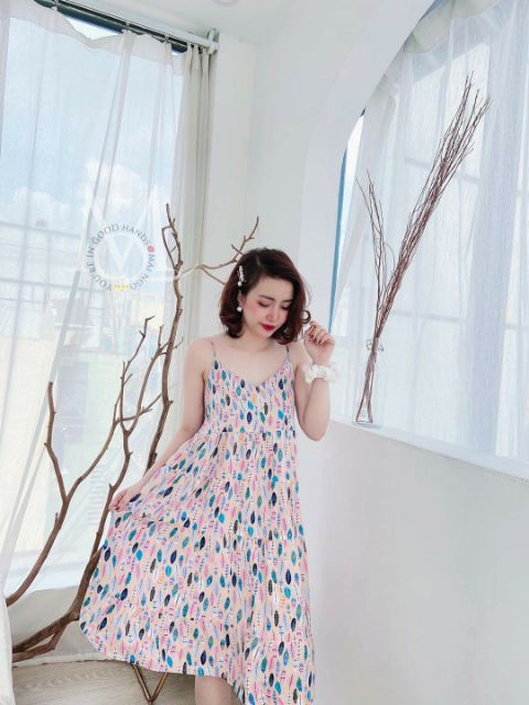 Đầm tole 2 dây freesize dưới 58kg | BigBuy360 - bigbuy360.vn