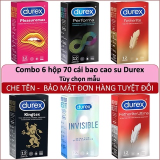 Bao Cao Su Durex Hộp 12 cái tùy chọn