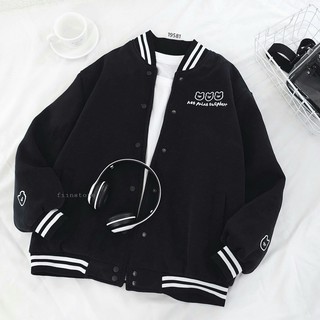 Bomber jacket 3 con gấu - Made by Fiin