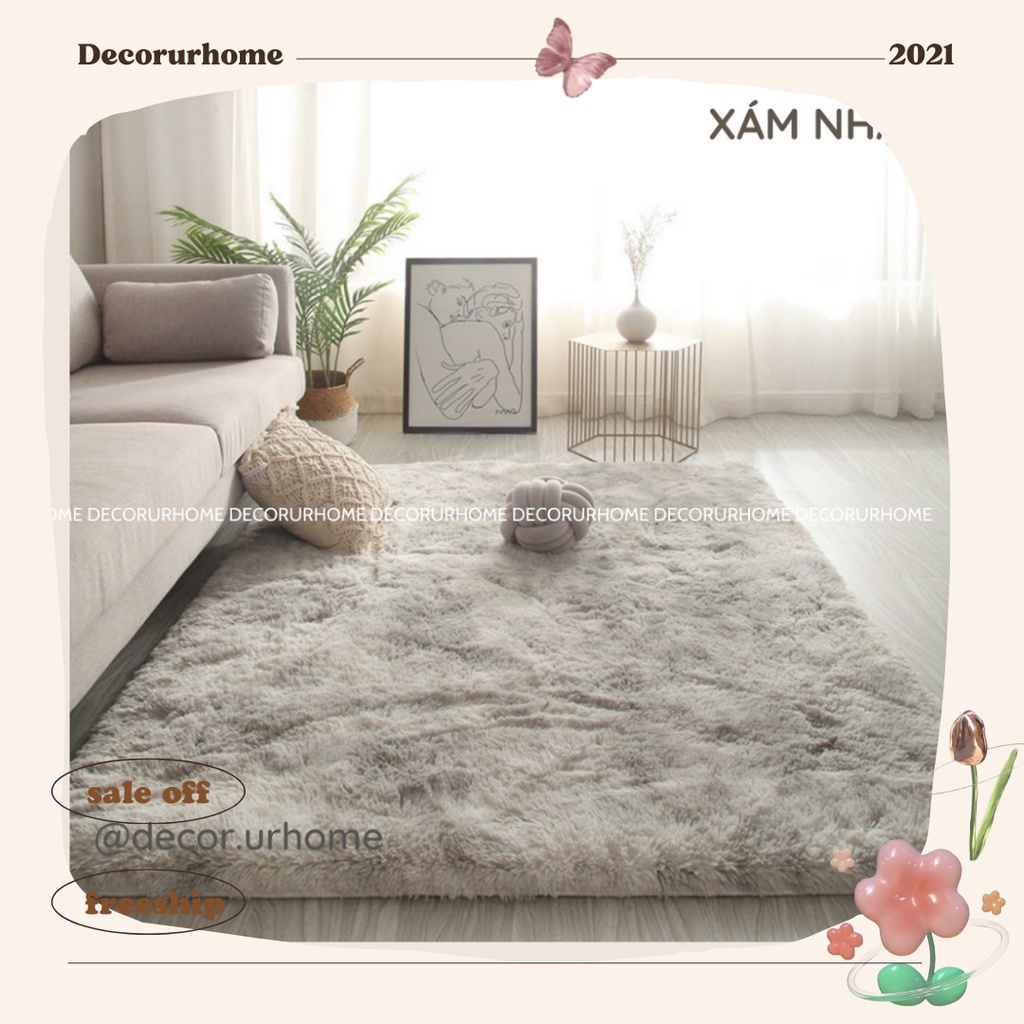 THẢM LÔNG TRẢI SÀN| HOẠ TIẾT LOANG SIZE 1M6X2M - Thảm dày dặn- Có ảnh thật