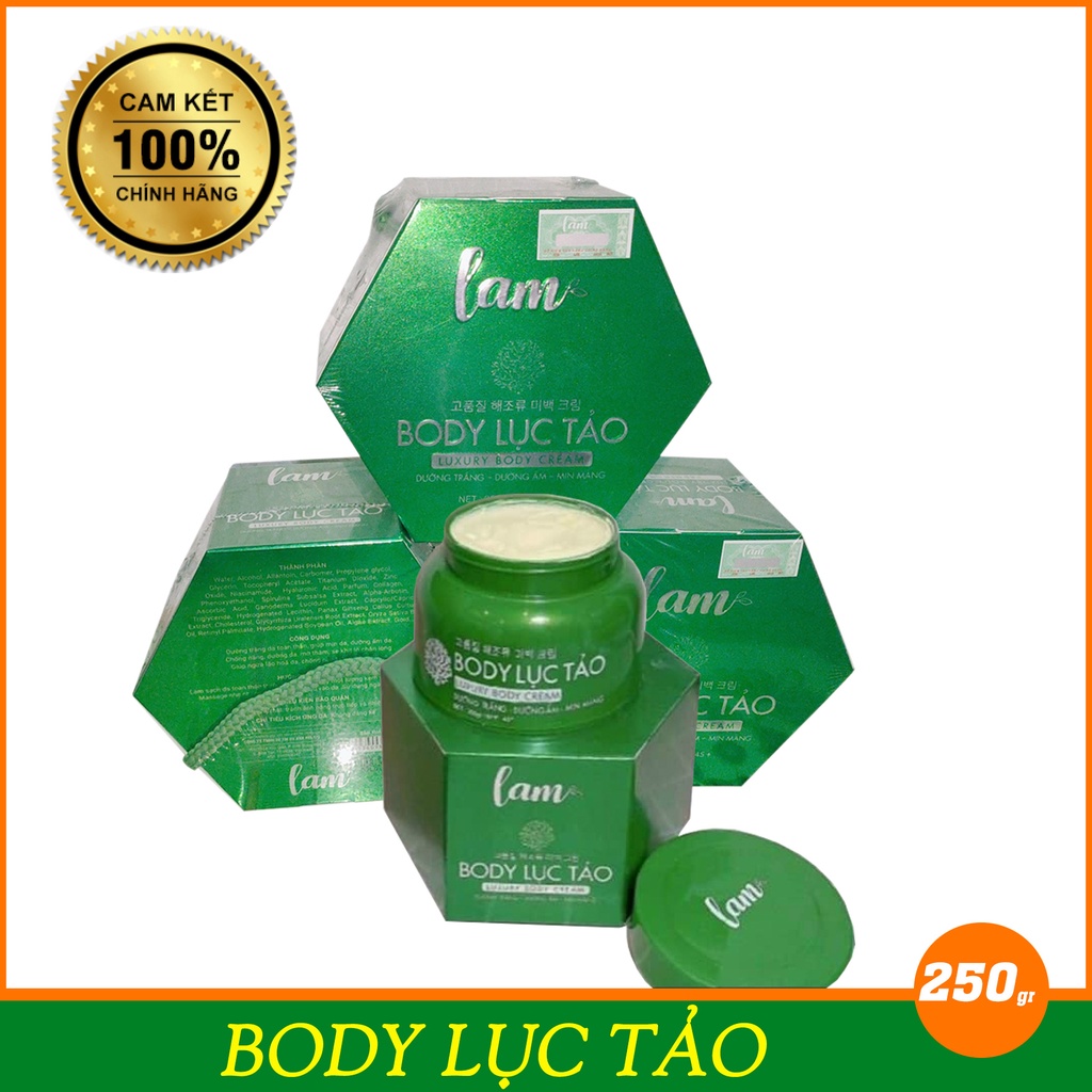 Kem Body Dưỡng Trắng Da Lục Tảo LAM SPF45+