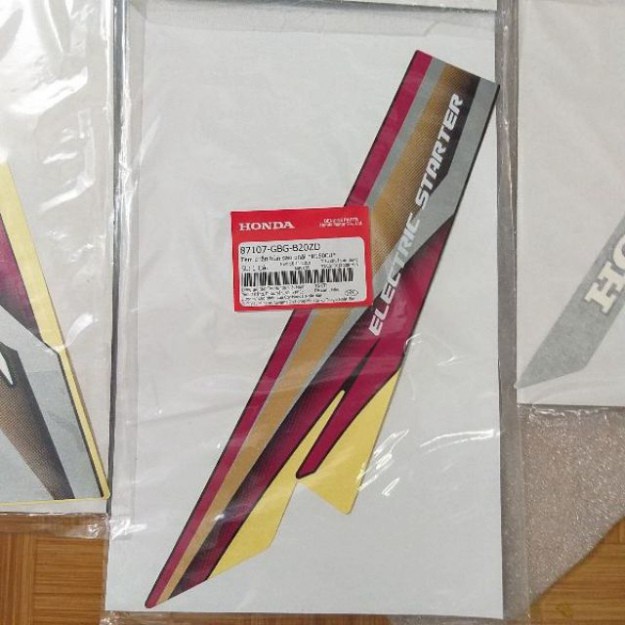 Tem Dream Honda Việt Đời Đầu Chuẩn Zin [ Chính Hãng ] , Tem Hàng Đẹp Cao Cấp Lắp Được Cả Dream Thái Và Dream Việt