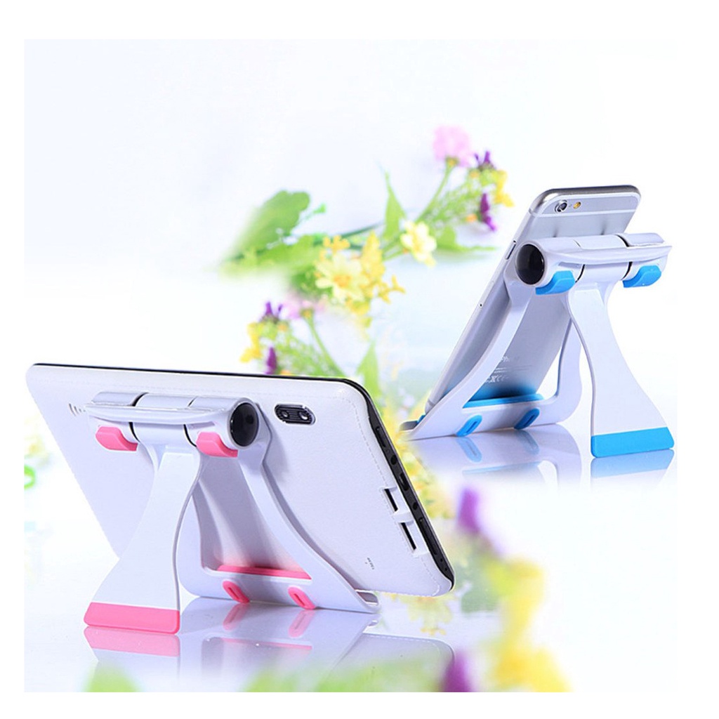 Giá đỡ điện thoại, máy tính bảng giá để điện thoại Đẹp xoay 180 Độ đa năng mẫu gấp gọn để bàn Mẫu 2 SUVADO