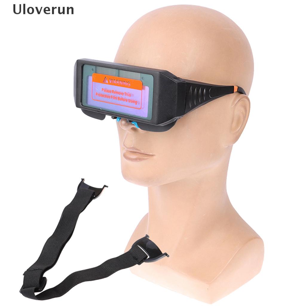 uloverun Solar auto darkening welding helmet eyes protector welder cap goggles mask VN