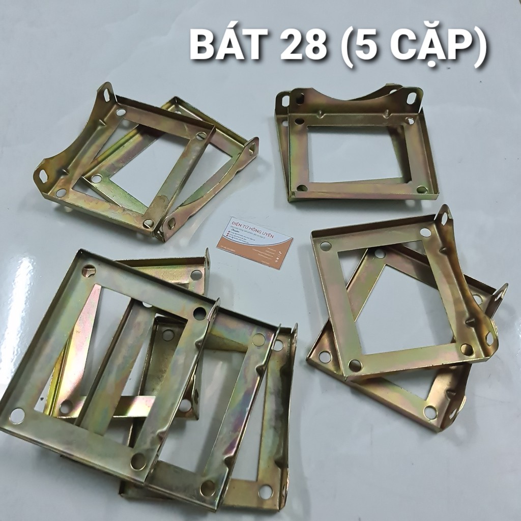 Bát gông phe 28 (5 cặp). Bát sắt để gông biến áp chắc chắn