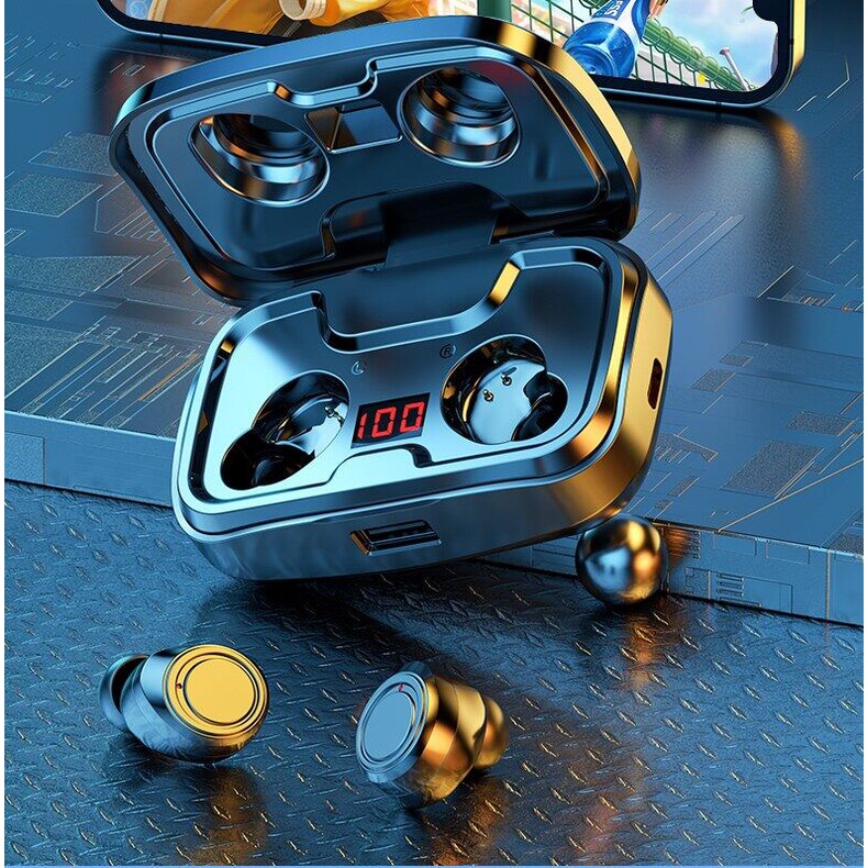 Tai Nghe Nhét Tai x10 bluetooth 5.0 Không Dây Chống Ồn Có Micro Phong Cách Thể Thao Cho ip samsung realme oppo vivo